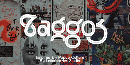Taggos Font Poster 2