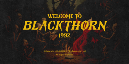 Bone Slayer Font Poster 5