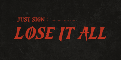 Bone Slayer Font Poster 8