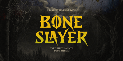 Bone Slayer Font Poster 1