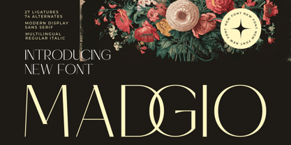 Madgio Font Poster 1