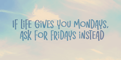 Simpleday Brush Font Poster 7