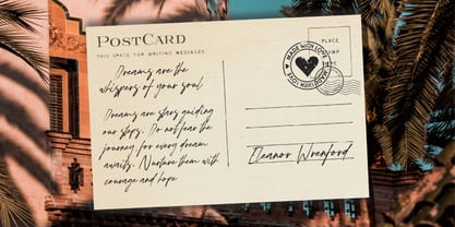 Figuea  Granatae Font Poster 2