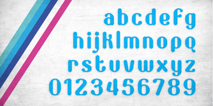 Eighties Rounded Font Poster 7
