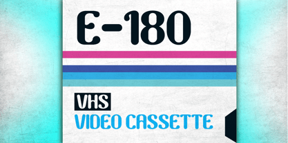 Eighties Rounded Font Poster 4