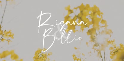 Bright Purple Signature Font Poster 7