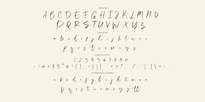 Bright Purple Signature Font Poster 4