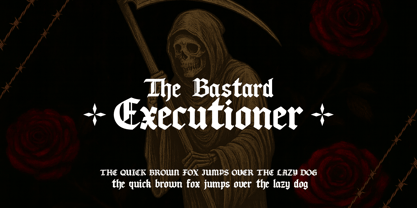 FA Gravethorn Font Poster 6