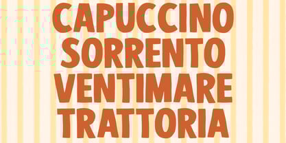 Martini and Lobster Font Poster 4