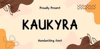 Kaukyra Font Poster 1