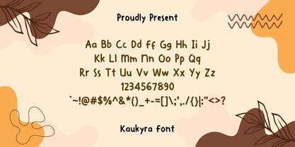 Kaukyra Font Poster 2