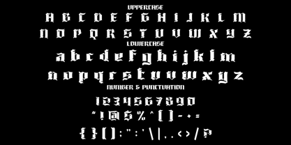 Blckpunk Font Poster 5