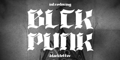 Blckpunk Font Poster 1