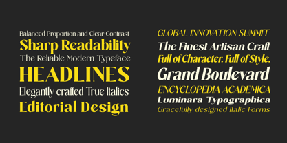Sarghet Font Poster 4