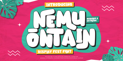 Nemu Ontain Font Poster 1