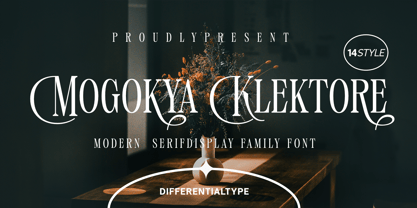 Mogokya Klektore Font Poster 1