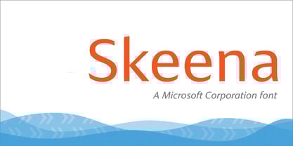 Skeena Font Poster 1