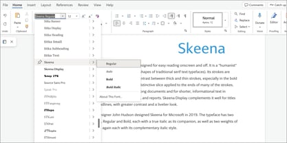 Skeena Font Poster 5