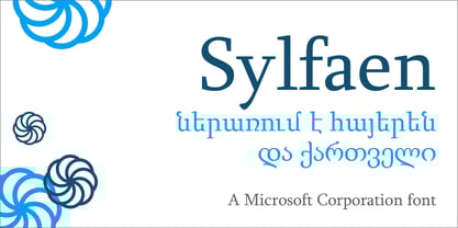 Sylfaen Font Poster 1