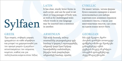 Sylfaen Font Poster 4