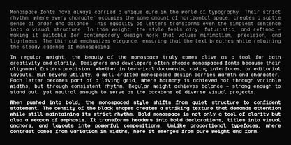 Artavion Mono Font Poster 8