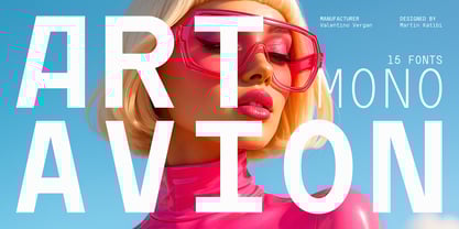Artavion Mono Font Poster 1