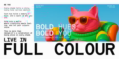 Artavion Mono Font Poster 4