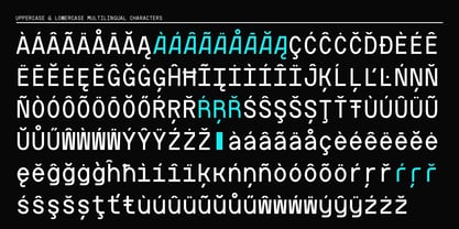 Artavion Mono Font Poster 12