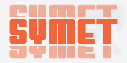 Symet Font Poster 1