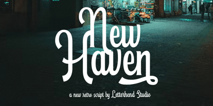 New Haven Font Poster 1