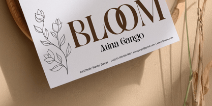 Bitho Luxury Font Poster 5