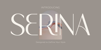Serina Font Poster 1