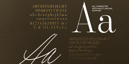 Couple Match Font Poster 9