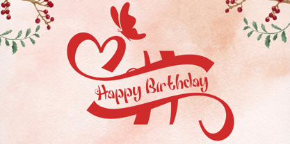 Christmas With Love Font Poster 3