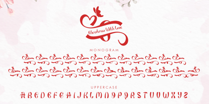 Christmas With Love Font Poster 5