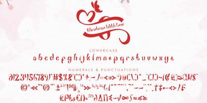 Christmas With Love Font Poster 6