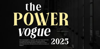 Vintera Font Poster 2