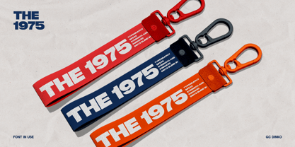 GC Dinko Font Poster 4