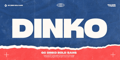 GC Dinko Font Poster 1