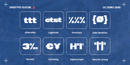 GC Dinko Font Poster 13