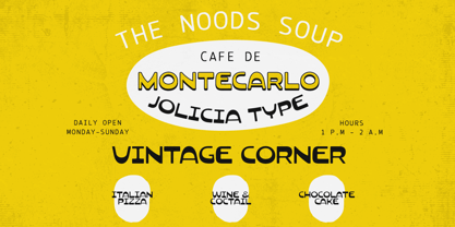 Noods Soup Font Poster 3