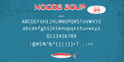 Noods Soup Font Poster 12