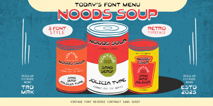Noods Soup Font Poster 1