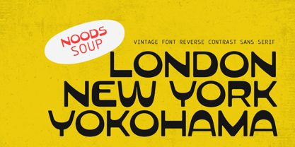 Noods Soup Font Poster 9