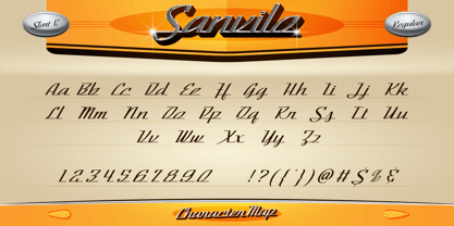 Sanvilo Font Poster 2
