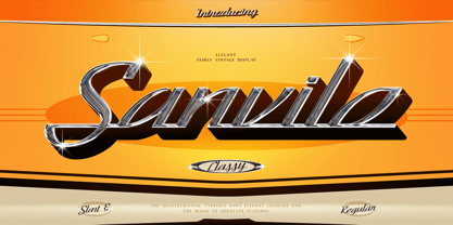 Sanvilo Font Poster 1