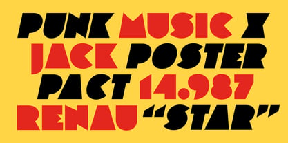 Renau Font Poster 7