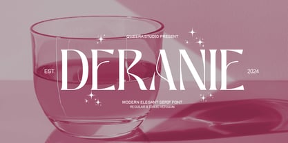 Deranie Font Poster 1