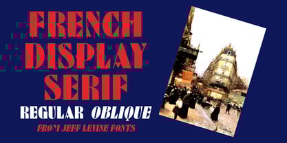 French Display Sans JNL Font Poster 1