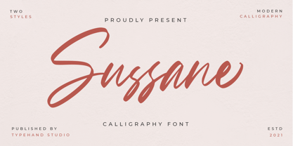 Sussane Font Poster 1